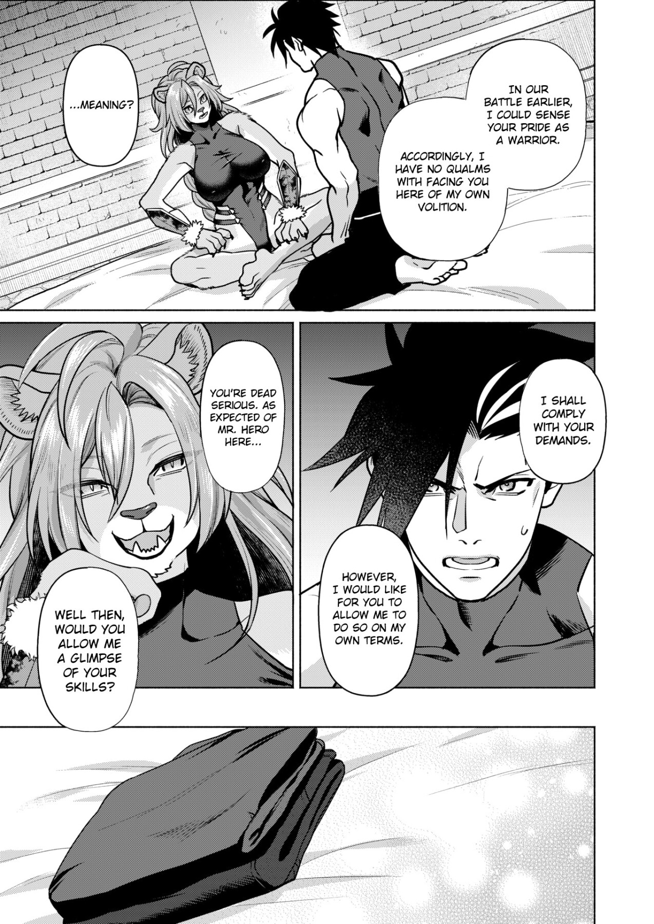 Hentai Manga Comic-The Lion And The Hero's Interspecies Exchange-Read-7